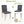 Dining Table Set, Table With A Rectangular Table And Upholstered Chairs