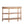 Handcrafted Wood Console Table with Hand-Woven Trim