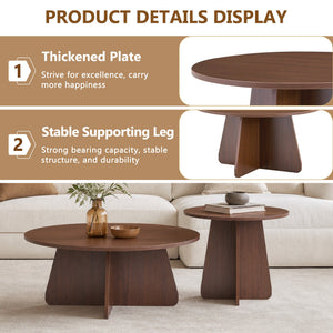 Retro-Style Nesting Coffee Table Set