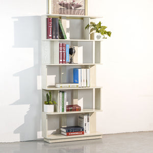 Modern 5 Tier Open Storage Bookcase