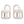 Penny Round Arched Fully Upholstered Dining Side Chair, Set of 2