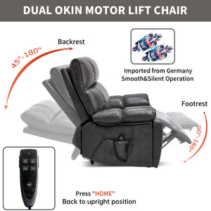 ComfortMax Dark Oversized Lift Recliner Chair