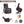 Brown PU Single Motor Power Lift Recliner Chair with Massage & Heat