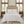 3 Piece Tufted Cotton Chenille Palm Comforter Set Off-White King/Cal King