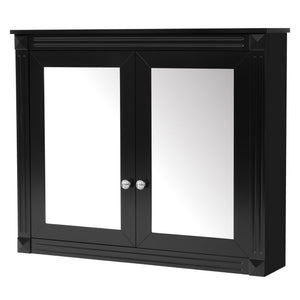 Wall-Mounted Medicine Cabinet With 2 Mirrors and Adjustable Shelves