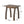 Kinesis Outdoor Side Table With Slatted Top and Wood Frame