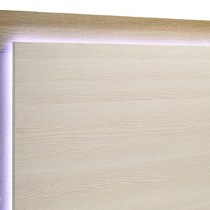 Lincoln - LED Panel Bed With Touch Light Headboard