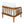 Acacia Wood Outdoor Patio Chair with Vertical Slatted Arms