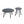 2-Piece Round Nesting Coffee Table Set, Modern