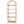 Arched 5 Tier Open Bookshelf For Office - Brown