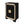 Lively - Nightstand With Glitter Detail And Thick Bar Handle Hardware - Black