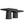 Zachary - 2 Piece Set Cast Aluminum Coffee Table - Black