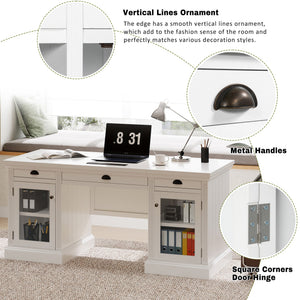 67" Modern Executive Desk