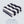 Outdoor Chair Cushions Set of 2 in Black/White Stripes