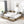 Mid-Century Storage Upholstered Tufted Bed Frame with Backrest and Armrests