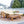 Topmax Outdoor Patio Wood 5-Piece Sectional Sofa Seating Group Set