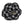 Set of 2 Fabric Black Pumpkins
