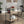 Brantley Oak & Sandy Black Finish Serving Cart