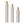 Floor Vases Large Decorative Set of 3 - Antique White & Gold