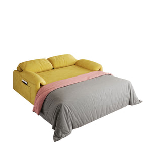 Sofa, Dual Purpose Lounge With Retractable Queen Size Bed