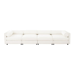 Stylish Sofa With Storage Seat And Cylindrical Backrest