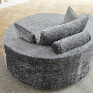 Swivel Chair With Rotating Base For Living Room