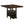 Finley - Square Counter Table With Storage Pedestal Dining Table - Espresso