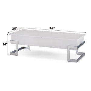 Calmam High Gloss Coffee Table With Lift Top