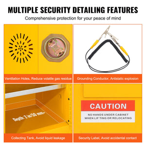 Galvanized Steel Flammable Storage Cabinet