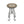 Round Ceramic Outdoor Side Table, Colorful + Black