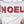 Noel Christmas Throw Pillow with Insert