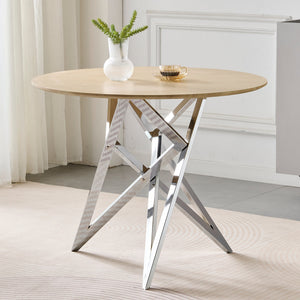 37-Inch Round Dining Table