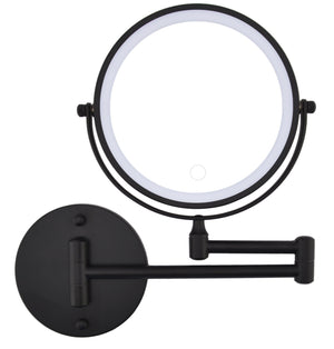 Rechargeable Wall Mounted Makeup Mirror 8'' Magnifying Mirror