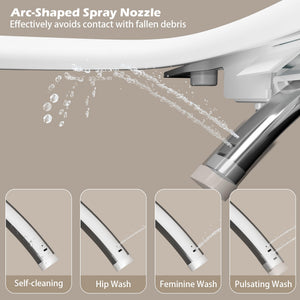 Smart Toilet with Built-In Bidet and Heated Seat