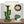 32'' Resin Saguaro Cactus Plant Stand with 3 Display Shelves