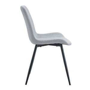 Modern Medieval Style Restaurant Cushioned Chairs With Suede Backrests