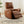 Electric Recliner Chair With Rocker And Swivel Function - Brown