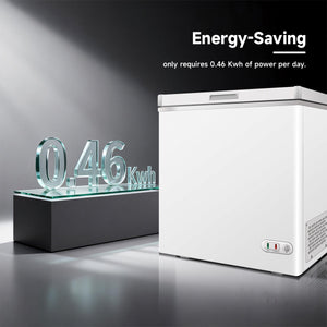 ORIKOOL 5.0 Cu.ft Chest Freezer
