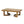 Outdoor Acacia Wood Loveseat and Coffee Table Set with Cushions