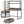Computer Desk With Hutch, 2 Drawers & Open Shelves