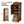 Rustic Wooden Storage Cabinet with Decorative Cutout Door & 3 Drawers