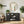 Farmhouse TV Stand With Sliding Barn Doors & Adjustable Storage