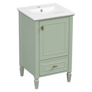 Retro Bathroom Vanity With Sink