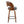 Pino - Mid Century Modern Fixed Height Barstool With Swivel With Round Footrest (Set of 2)
