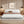 California King Size Bed Frame with Boucle Fabric and Thick Headboard