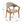 Indoor Upholstered Dining Chair Set of 2 - Oatmeal / Teak