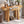 TREXM Rustic Minimalist Console Table with Hidden Drawer