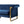 Vintage Blue Velvet 2 Piece Sofa Set
