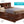 Modern Design Storage Bed With Bookcase Headboard