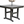 HDPE Outdoor Patio Dining Set with Table and 4 Chairs